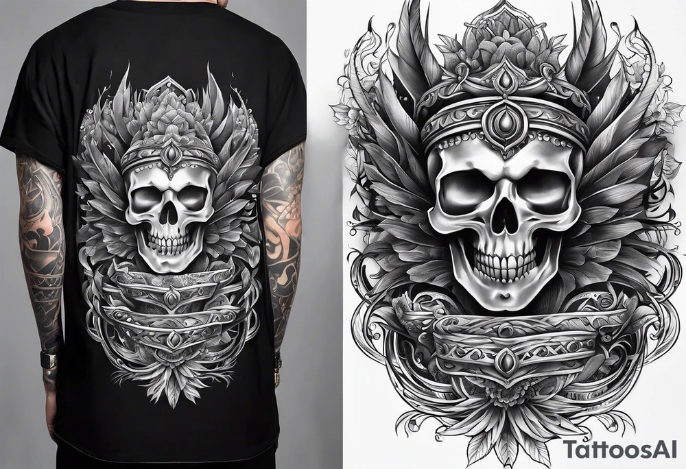 Full Back tattoo covering the whole back oblong tattoo idea Full Back tattoo covering the whole back oblong tattoo idea