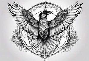 Go Fly A Kite spelled out in string tattoo idea