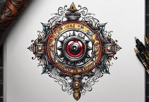 Sprinkler system tattoo idea