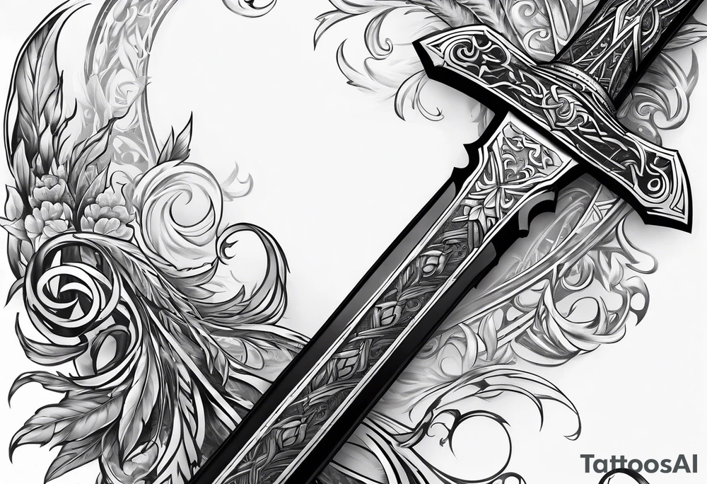 Elden ring Greatsword tattoo idea