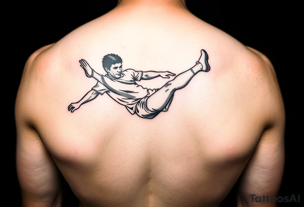 Eric Cantona's iconic kick. tattoo idea