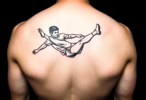 Eric Cantona's iconic kick. tattoo idea