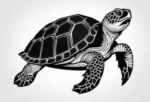 Wise Turtle tattoo idea