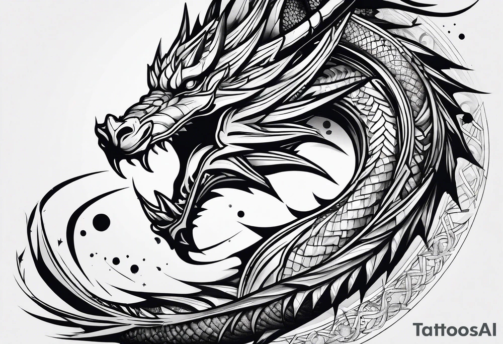 Valhalla friendly 
dragon tattoo idea