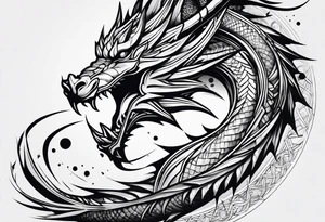 Valhalla friendly 
dragon tattoo idea
