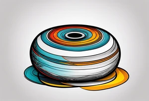 Curling stone l tattoo idea