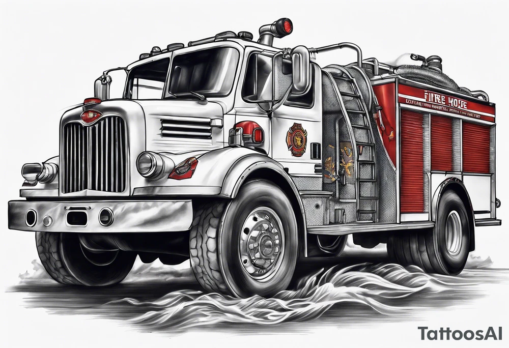 Fire hose tattoo idea