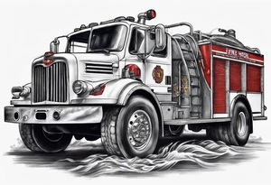 Fire hose tattoo idea