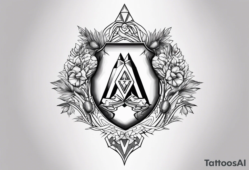 Pinon family crest tattoo idea