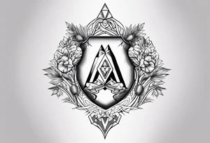 Pinon family crest tattoo idea