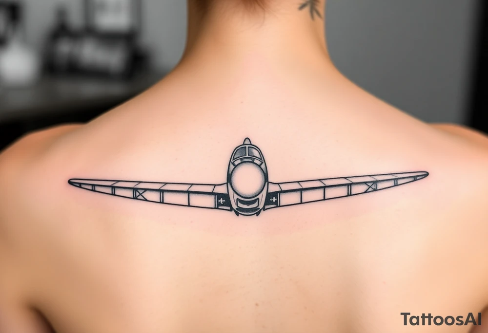 Corsair plane landing tattoo idea