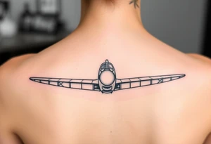 Corsair plane landing tattoo idea