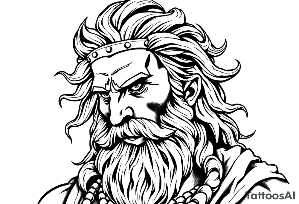GREEK GOD tattoo idea