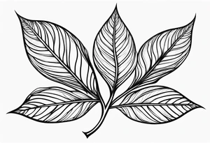 Leaf with Lydia in it tattoo idea