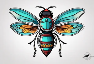 fly tattoo idea