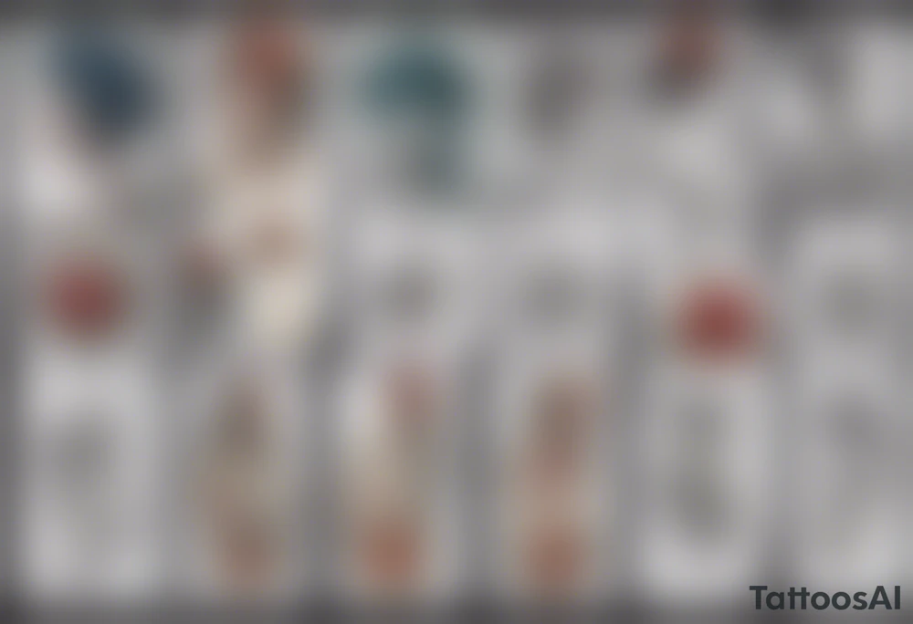 nackte frau tattoo idea