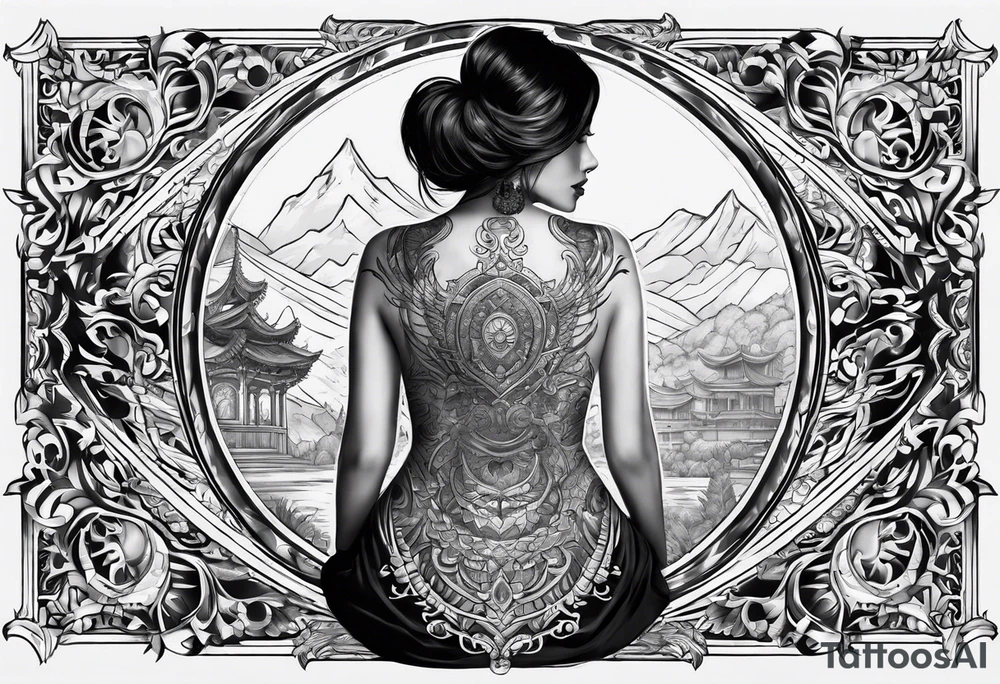 Back tattoo covering the whole back design canvas tattoo idea Back tattoo covering the whole back design canvas tattoo idea