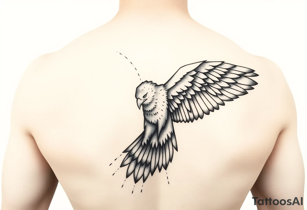 bird eagle tattoo idea