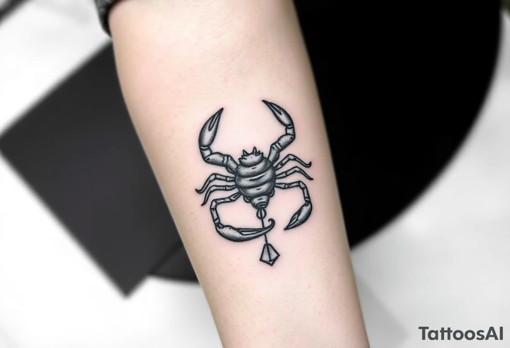 Scorpio, high priestess, empress, emperor, queen of ace, queen of cups, Ace of pentacles tattoo idea