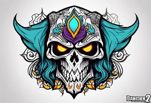 Death grom darksiders 2 game tattoo idea