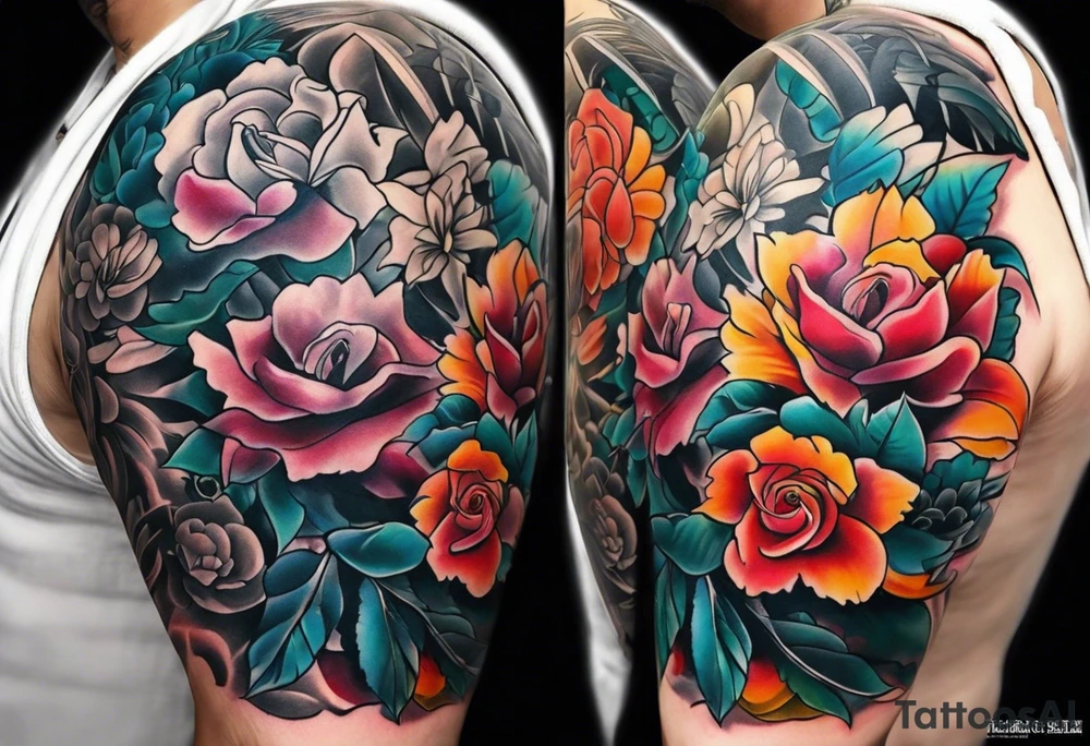 Sleeve tattoo idea