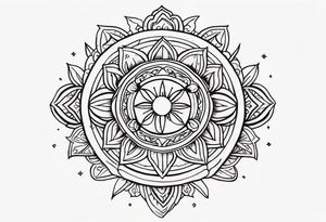 UPLIFTING THOGHTS NO WORRIES tattoo idea