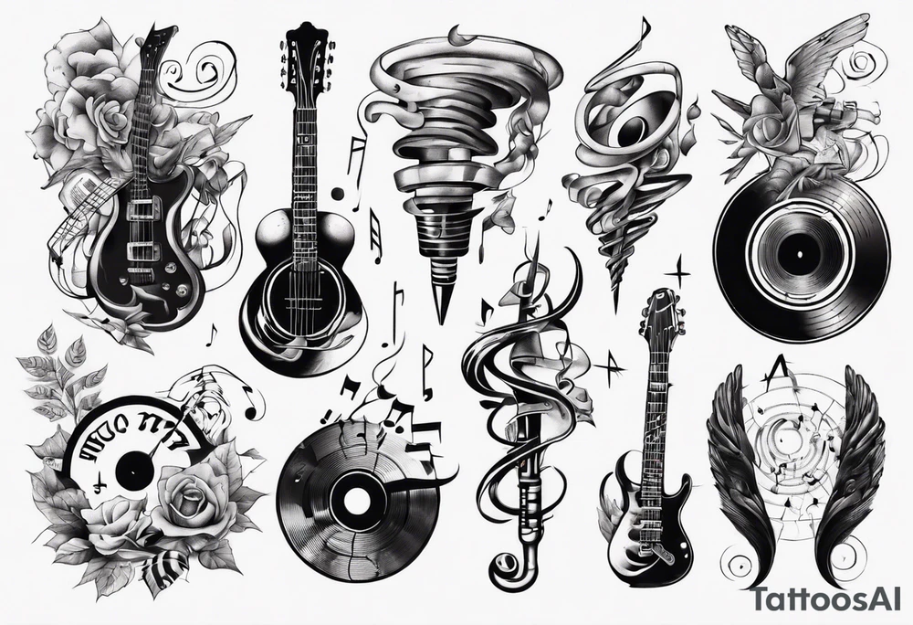 Music tattoo idea