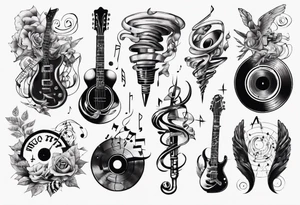 Music tattoo idea