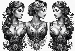 Gemini zodiac tattoo idea