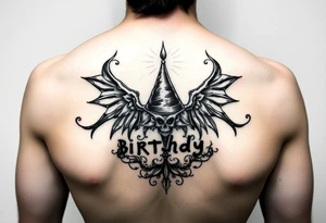 Witchy March Birthday tattoo idea