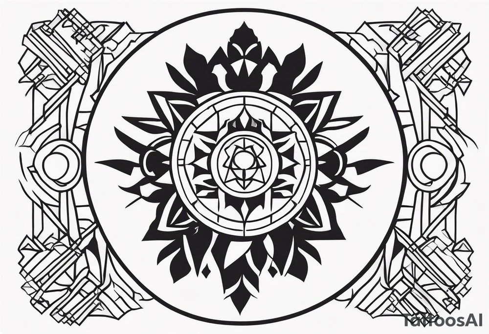 Kazakhstan tattoo idea