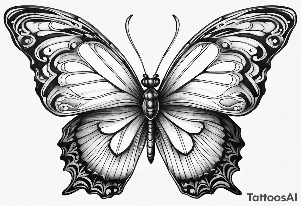 butterfly tattoo idea