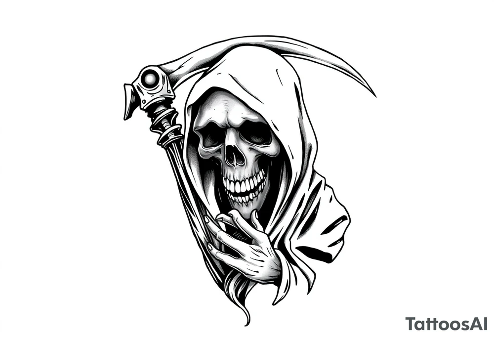 Grim reaper tattoo idea