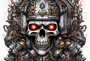 Warhammer 40k mechanicus tattoo idea