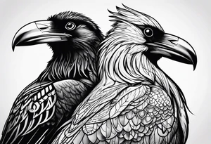 Hugin y munin tattoo idea