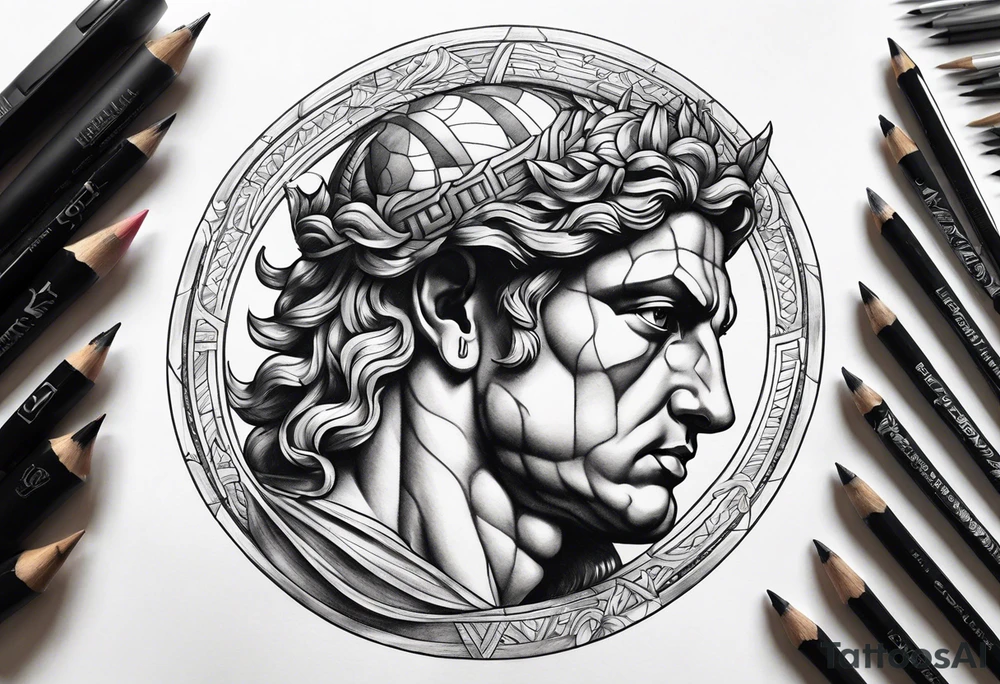 greek myth atlas tattoo idea