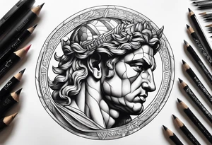 greek myth atlas tattoo idea