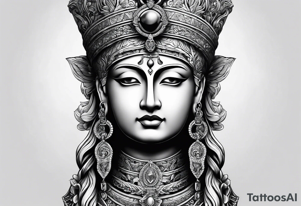 Statue kopf gebrochen tattoo idea