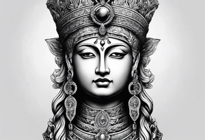 Statue kopf gebrochen tattoo idea