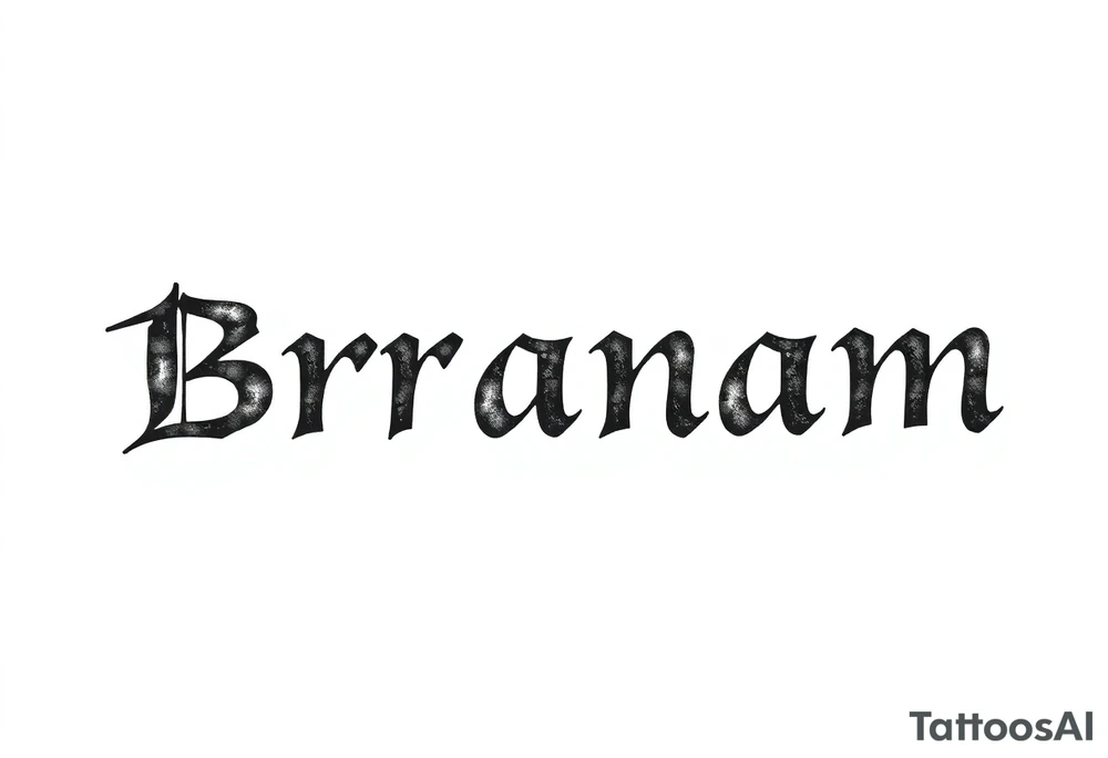 Branam tattoo idea