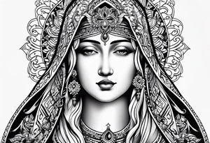 Holy Virgin tattoo idea