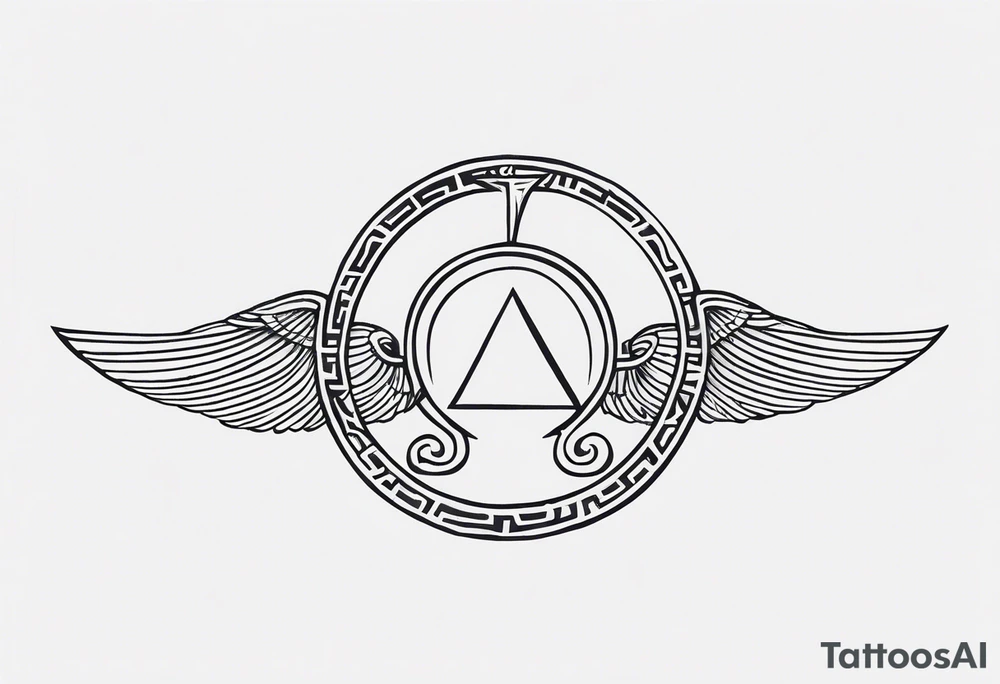 Ancient greek symbol tattoo tattoo idea