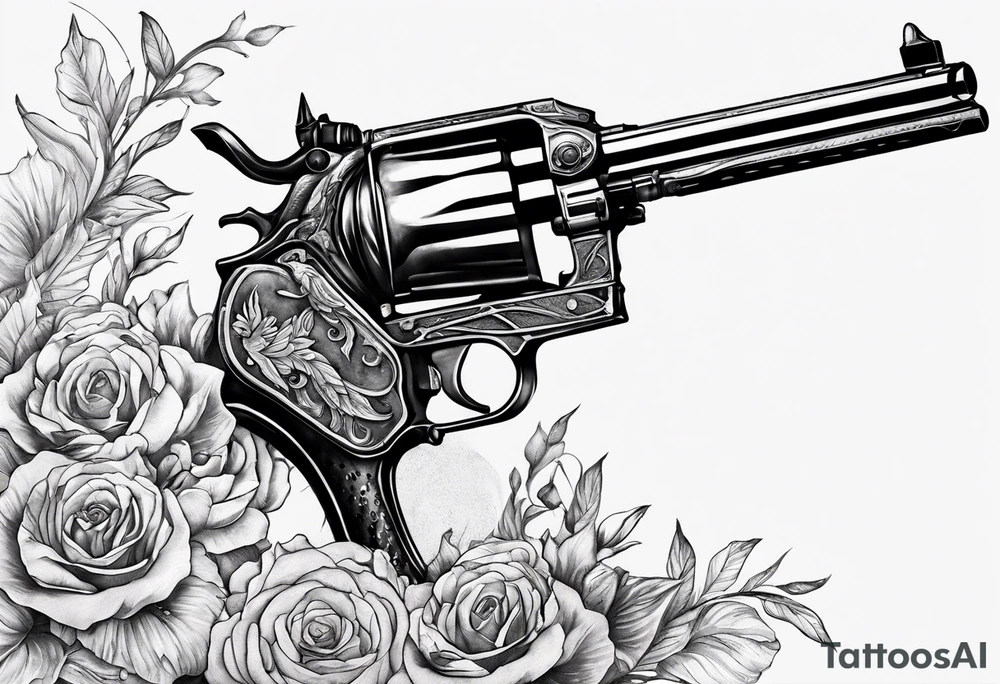 capricorn with sunglasses and shotgun tattoo idea
