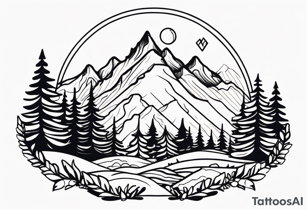 Family, Love, memories of family, mental health, mountains tattoo idea