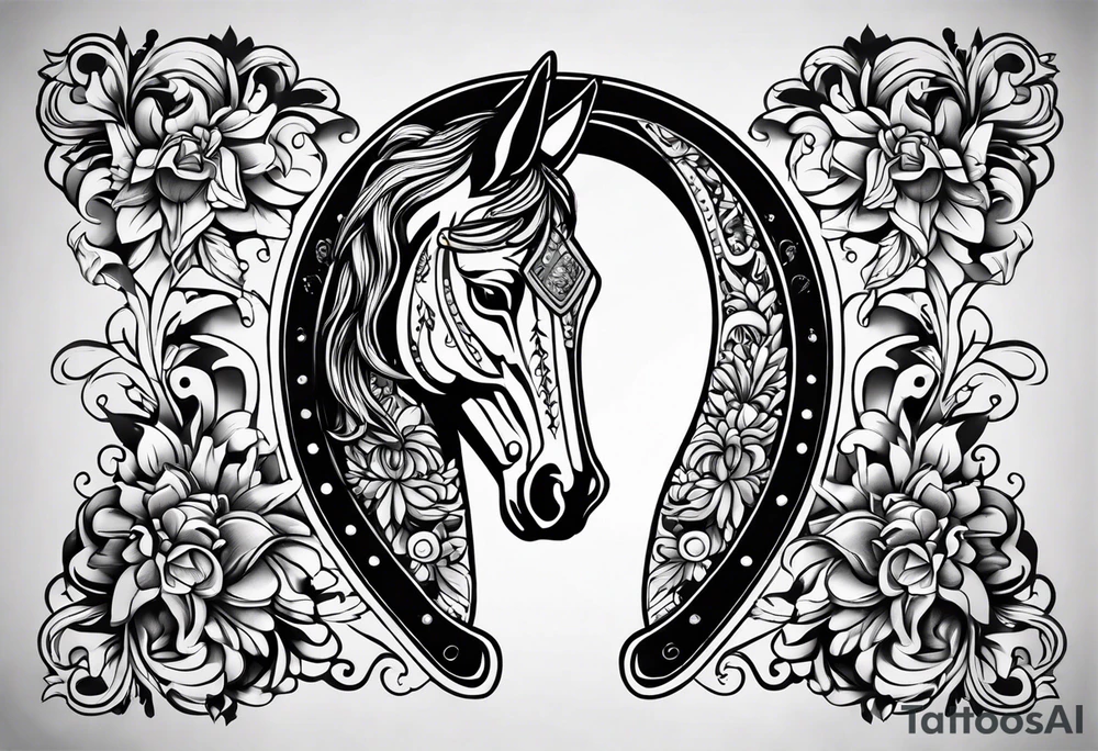 horseshoe tattoo idea
