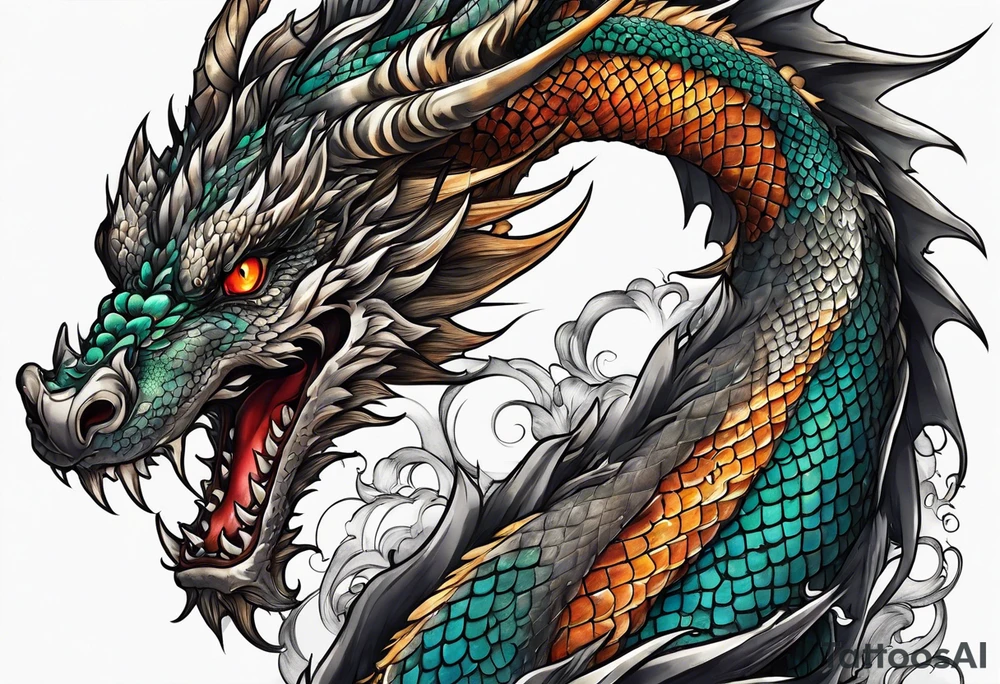 Dragon tattoo idea