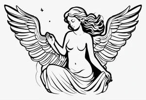 I saw the angel in the marble and carved until I set her free tattoo idea