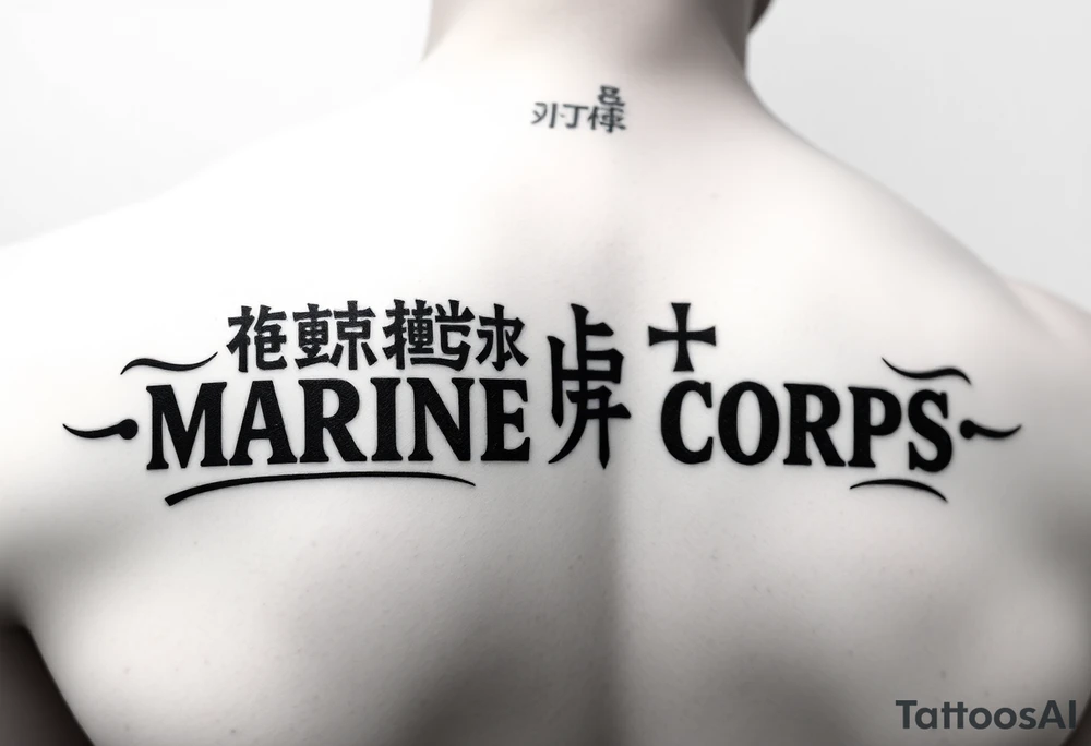 Republic of Korea
Marine Corps
lettering to arm tattoo idea