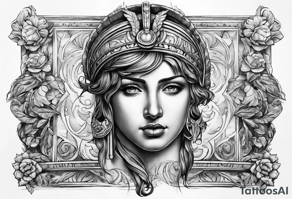 Roman Art tattoo idea
