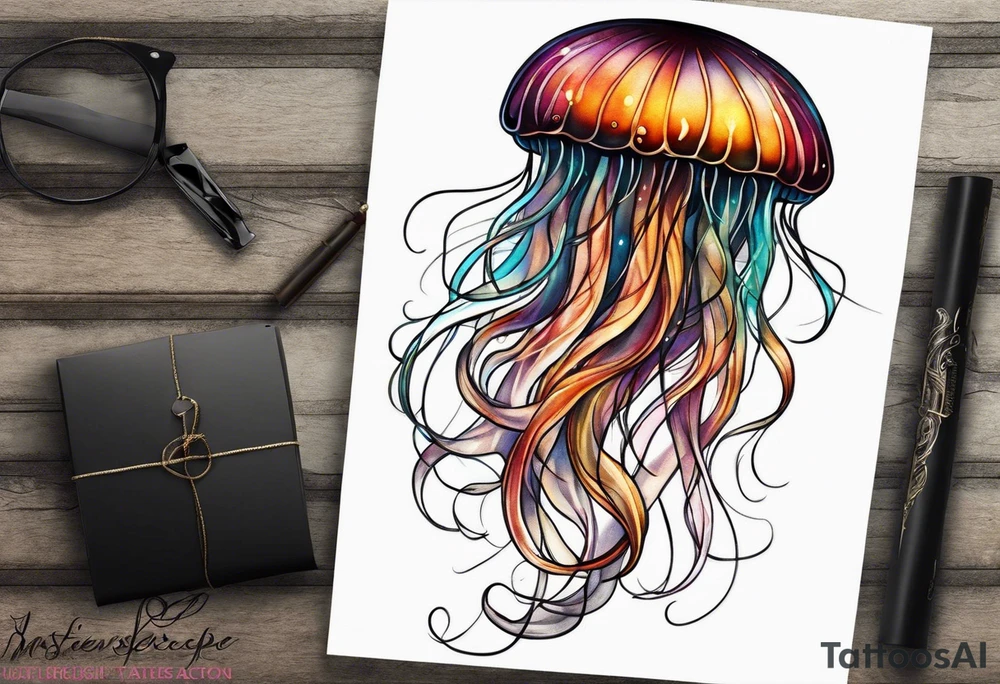 jellyfish tattoo idea